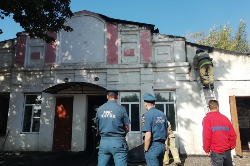 Воронежская область загорелся избирательный участок 